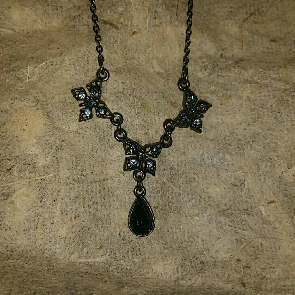 1928 vintage inspired Butterfly necklace